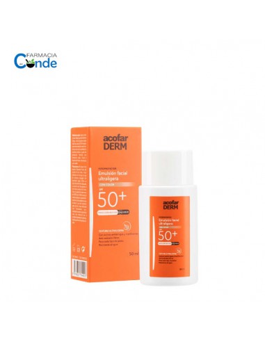 ACOFARDERM SPF 50+ EMULSION FLUIDA FACIAL  COLOR