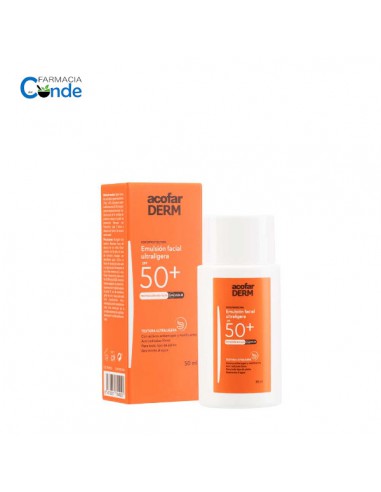 ACOFARDERM SPF 50+ EMULSION FACIAL ULTRAL  50 ML