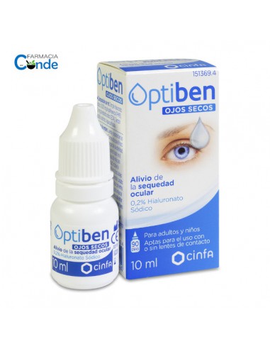 OPTIBEN GOTAS SEQUEDAD OCULAR 10 ML