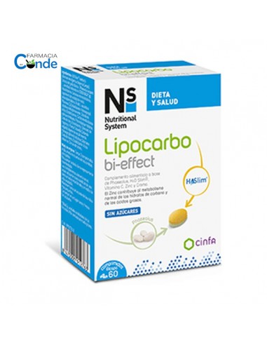 NS LIPOCARBO BI-EFFECT 60 COMPRIMIDOS BICAPA