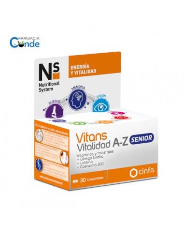 NS VITANS VITALIDAD A-Z SENIOR 30 COMPRIMIDOS