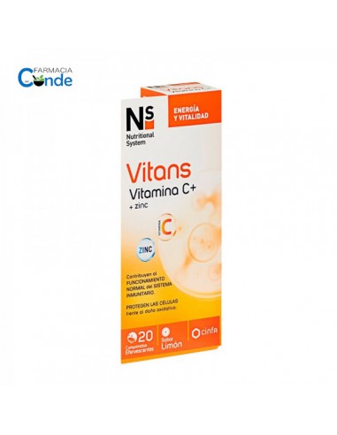 NS VITANS VITAMINA C+ 20 COMP EFERVESCEN