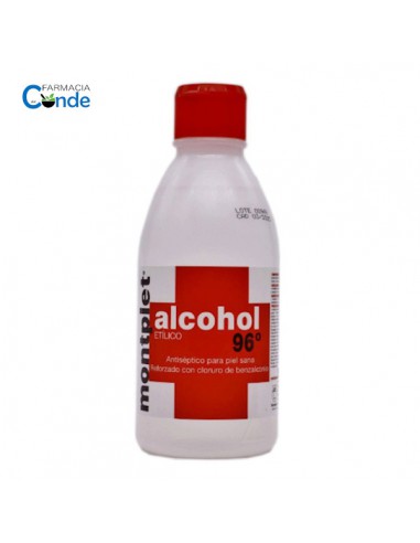 ALCOHOL 96º MONTPLET 1 FRASCO 250 ML