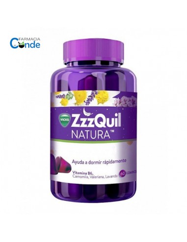 ZZZQUIL NATURA 60 GOMINOLAS