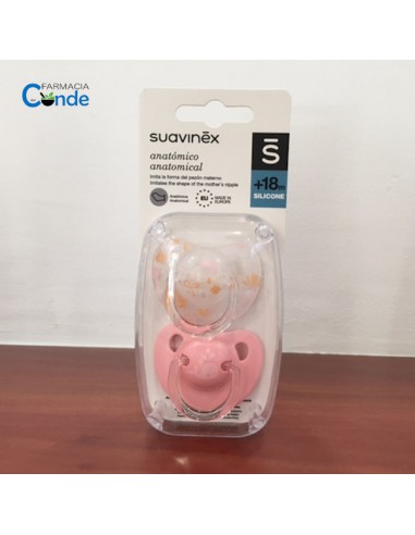 SUAVINEX CHUPETE CLASICO SILICONA ANATOMICO +18M