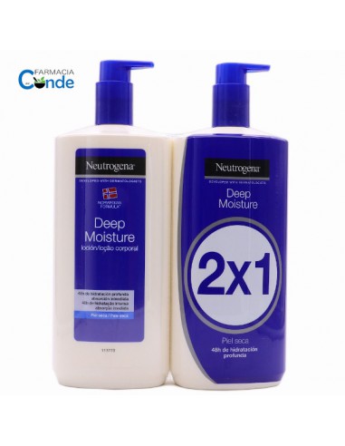 NEUTROGENA HIDRATACIÓN PROFUNDA 750 ML  2X1 (AZU