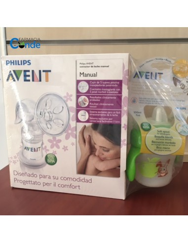 AVENT EXTRACTOR MANUAL + VASO APRENDIZAJE BOQUIL