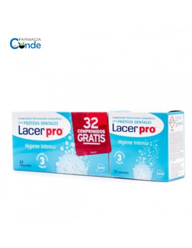 LACERPRO COMPRIMIDOS EFERVESCENTES LIMPIEZA 64 +