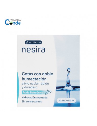 NESIRA GOTAS CON DOBLE HUMECTACION MONODOSIS