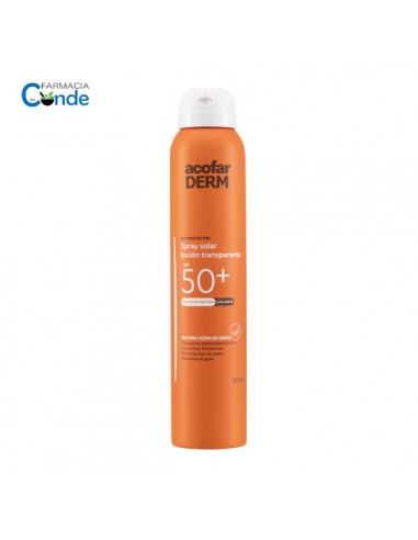 ACOF. NESIRA SPF 50+ SPRAY SOLAR TRANSPARENTE