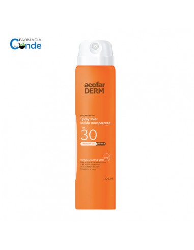 ACOF. NESIRA SPF 30 SPRAY SOLAR TRANSPARENTE