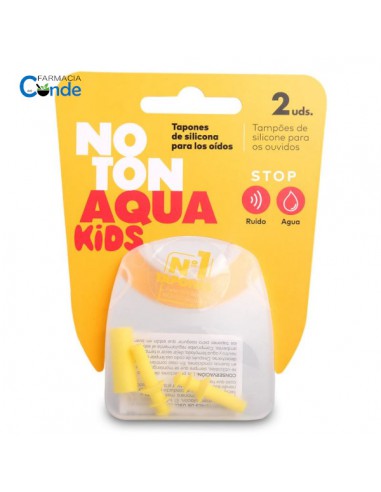 TAPONES OIDOS SILICONA NOTON AGUA INFANTIL