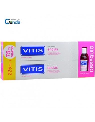 VITIS ENCIAS PASTA DENTIFRICA  150 ML 2 U