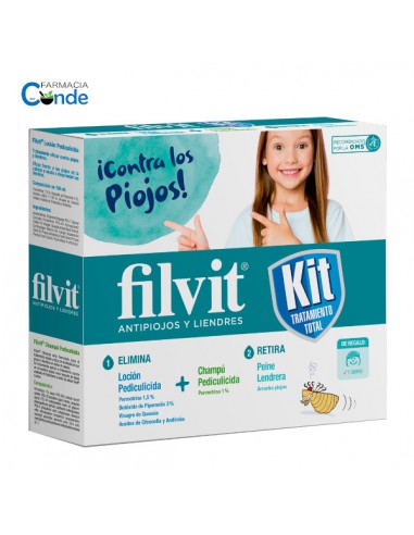 FILVIT KIT TRATAMENTO TOTAL LOCION + CHAMPU 2 EN