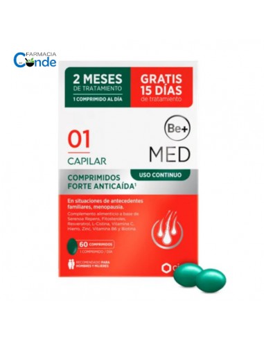 BE+ MED CAPILAR USO CONTINUO FORTE 60 COMPRIMIDO